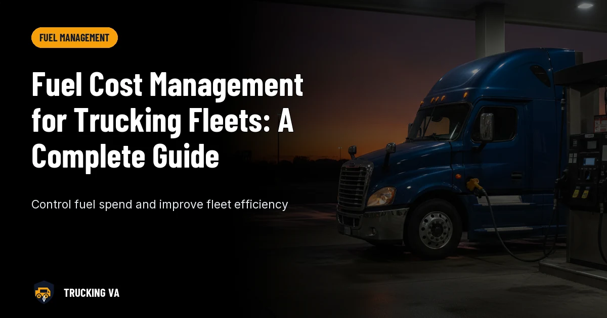 Fuel Cost Management for Trucking Fleets: A Complete Guide trucking guide thumbnail