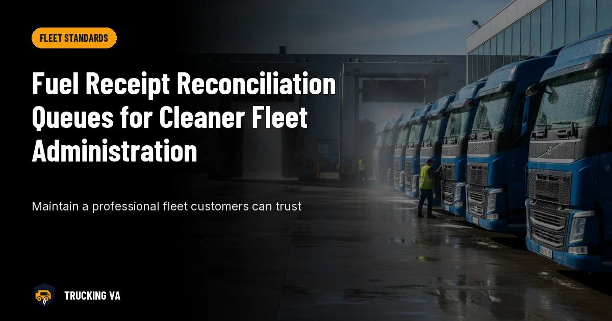 Fuel Receipt Reconciliation Queues for Cleaner Fleet Administration trucking guide thumbnail