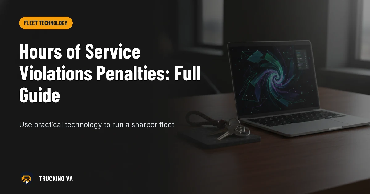 Hours of Service Violations Penalties: Full Guide trucking guide thumbnail