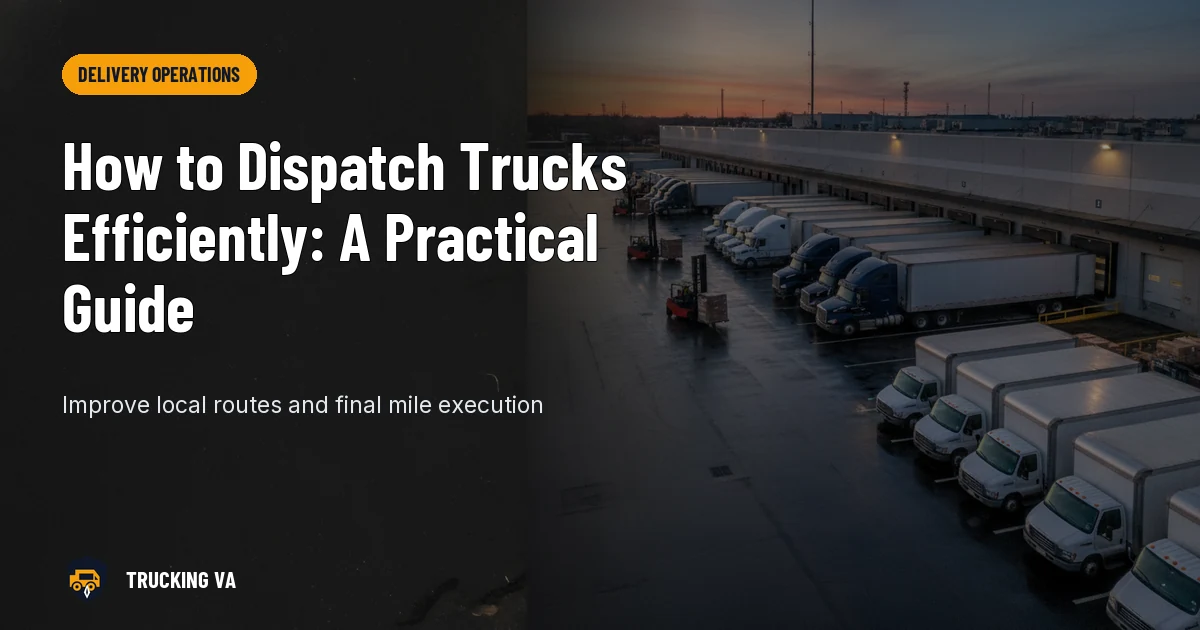 How to Dispatch Trucks Efficiently: A Practical Guide trucking guide thumbnail