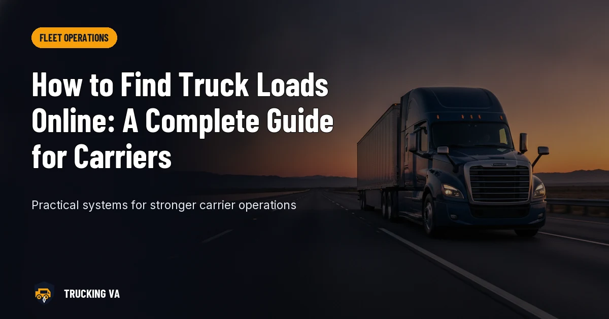 How to Find Truck Loads Online: A Complete Guide for Carriers trucking guide thumbnail
