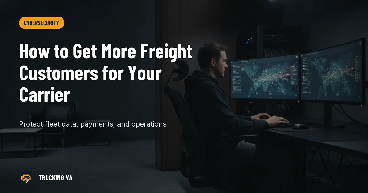 How to Get More Freight Customers for Your Carrier trucking guide thumbnail