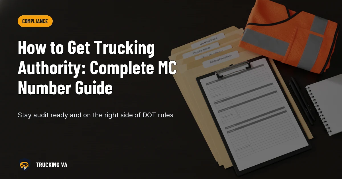 How to Get Trucking Authority: Complete MC Number Guide trucking guide thumbnail
