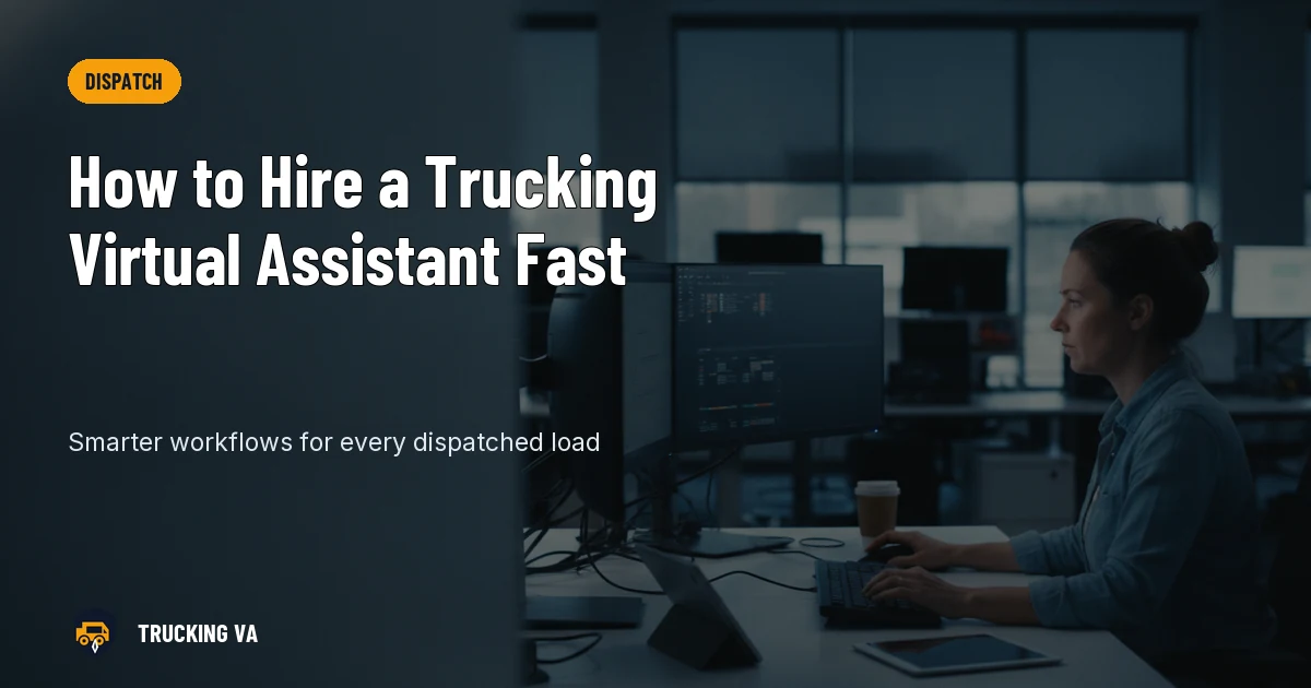 How to Hire a Trucking Virtual Assistant Fast trucking guide thumbnail