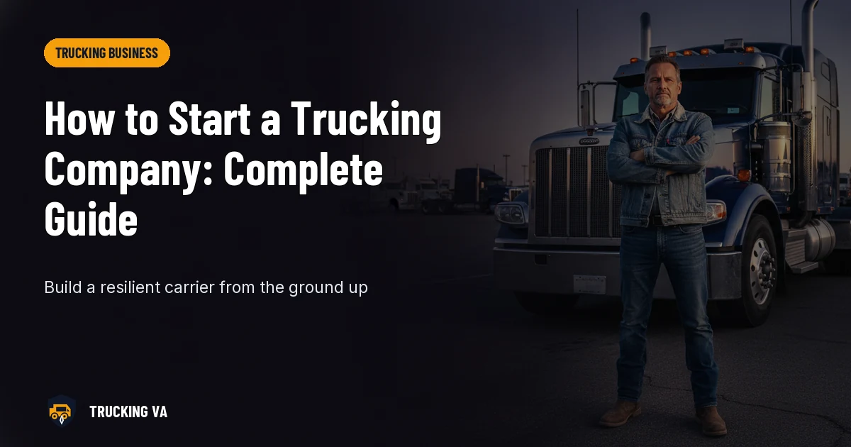 How to Start a Trucking Company: Complete Guide trucking guide thumbnail