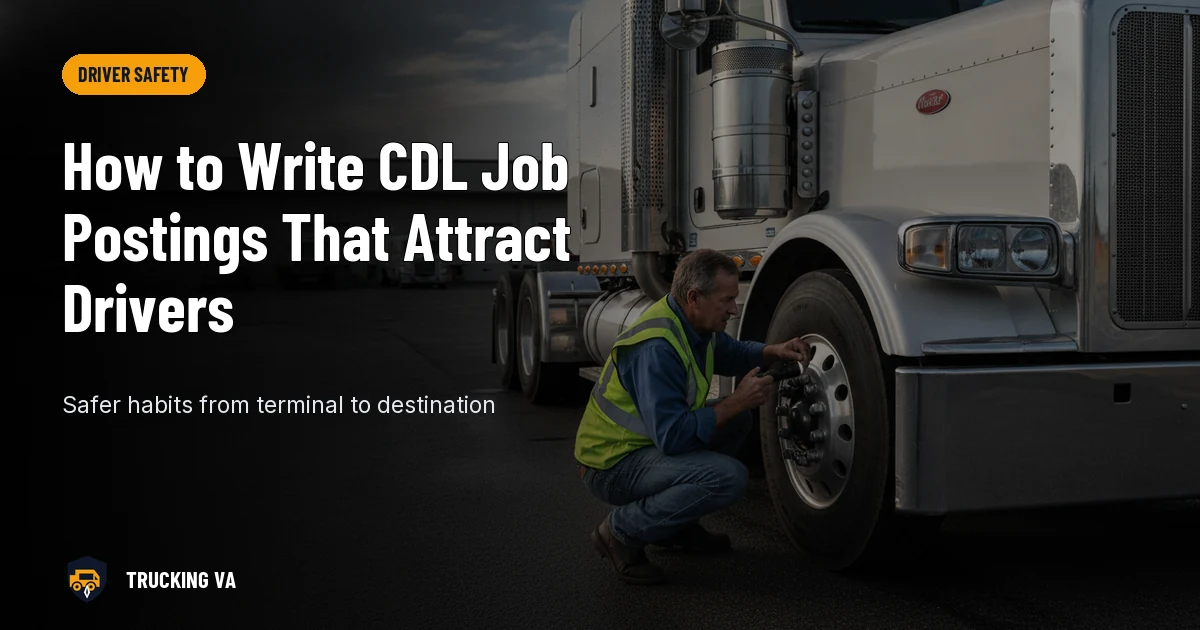 How to Write CDL Job Postings That Attract Drivers trucking guide thumbnail