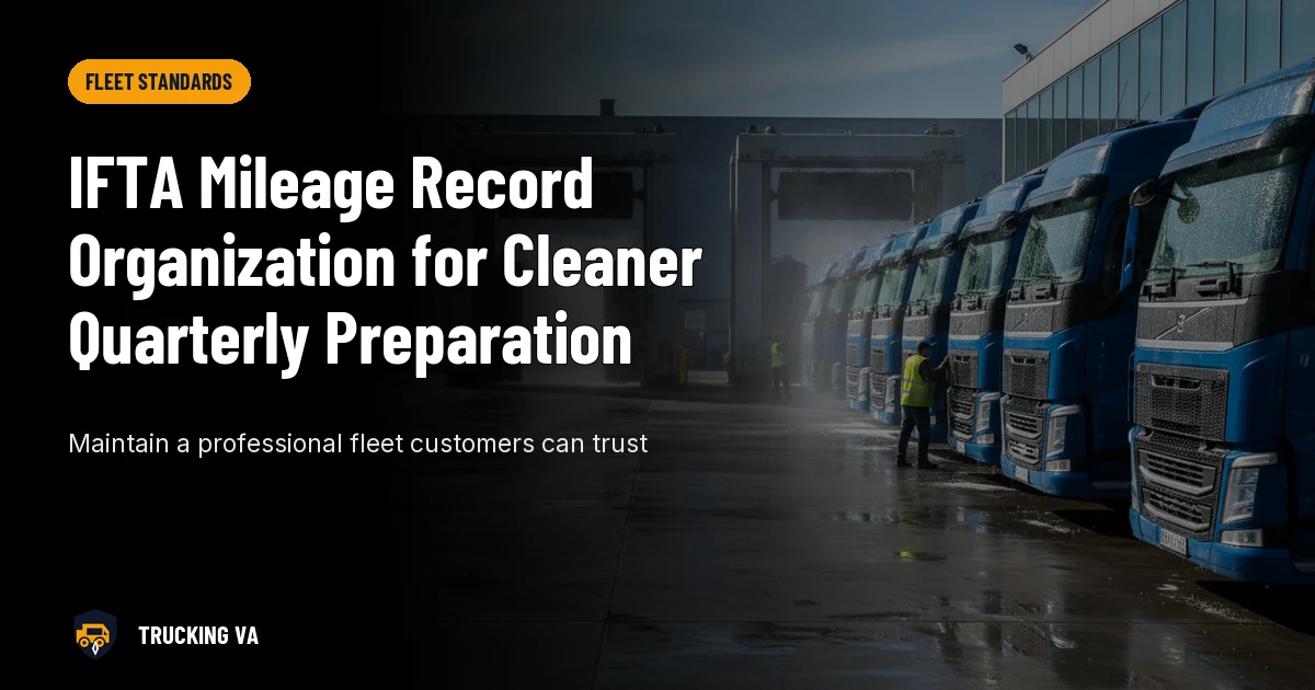 IFTA Mileage Record Organization for Cleaner Quarterly Preparation trucking guide thumbnail