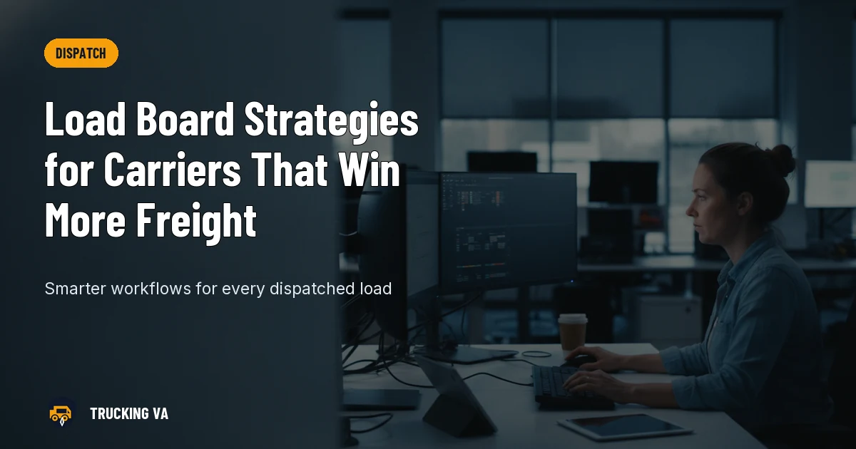 Load Board Strategies for Carriers That Win More Freight trucking guide thumbnail