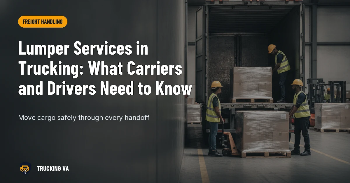 Lumper Services in Trucking: What Carriers and Drivers Need to Know trucking guide thumbnail