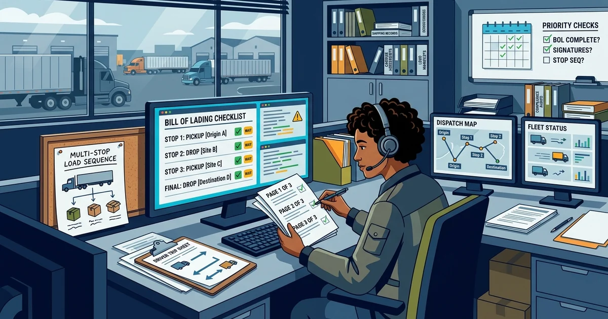 Checking Bill of Lading Page Completeness on Multi-Stop Loads trucking guide thumbnail