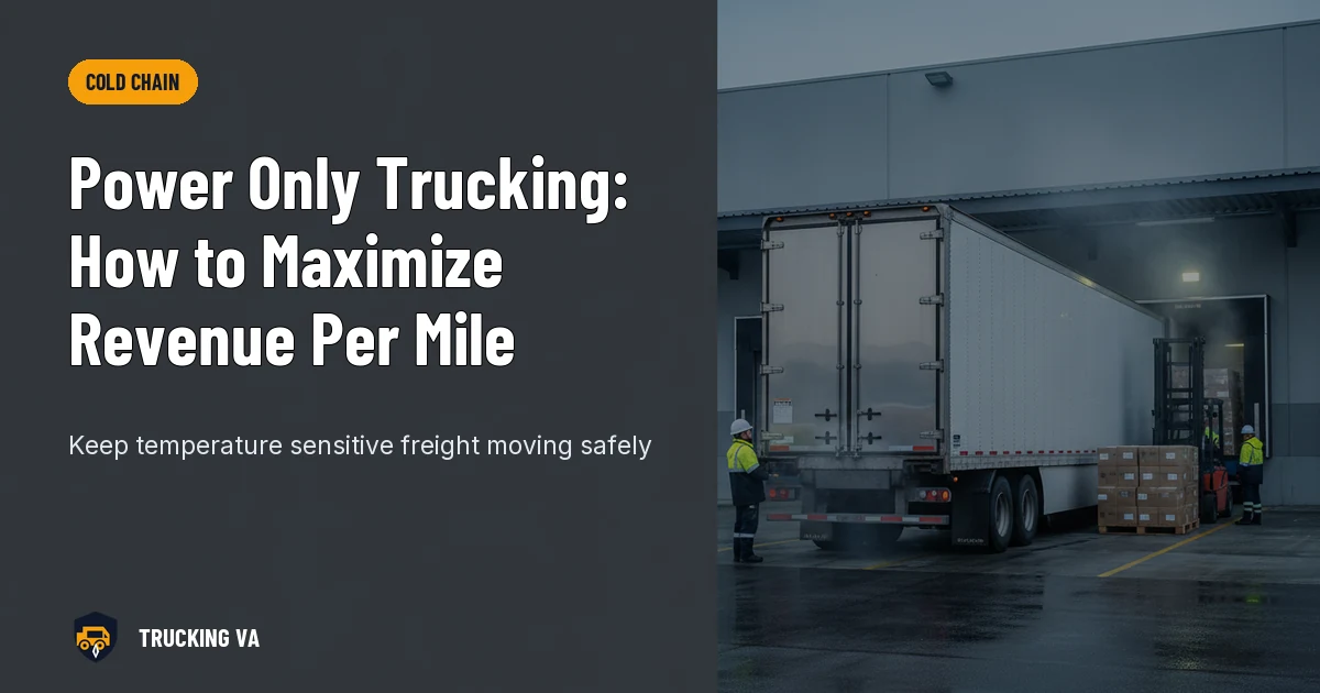 Power Only Trucking: How to Maximize Revenue Per Mile trucking guide thumbnail