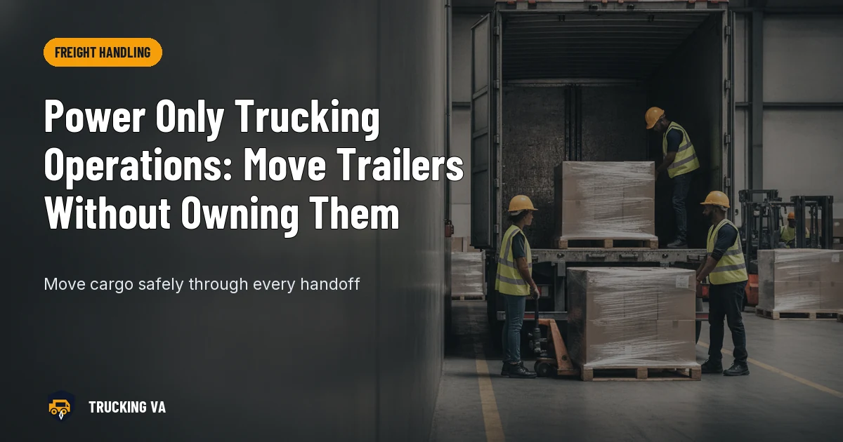 Power Only Trucking Operations: Move Trailers Without Owning Them trucking guide thumbnail
