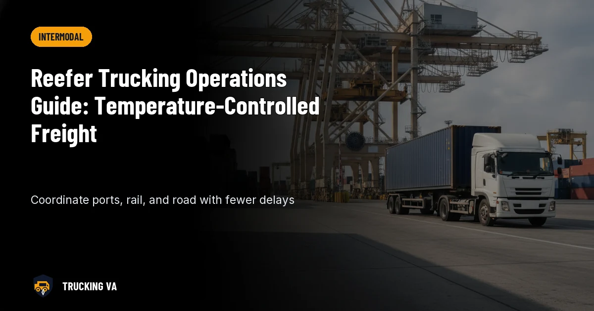 Reefer Trucking Operations Guide: Temperature-Controlled Freight trucking guide thumbnail