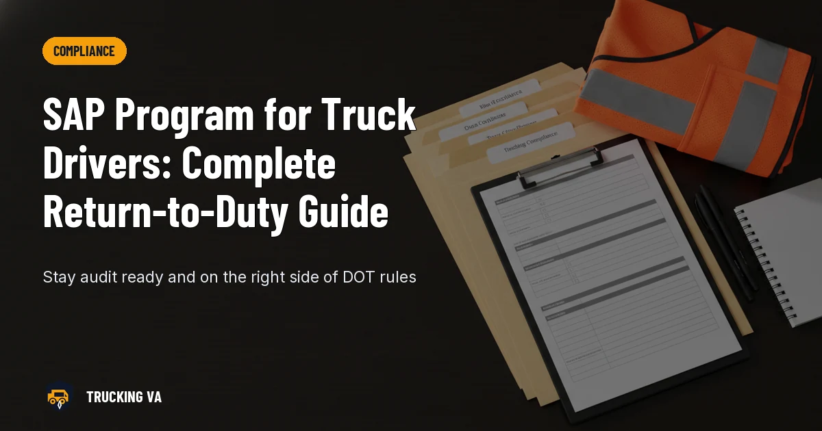 SAP Program for Truck Drivers: Complete Return-to-Duty Guide trucking guide thumbnail