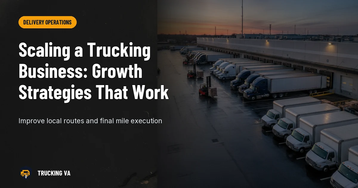 Scaling a Trucking Business: Growth Strategies That Work trucking guide thumbnail
