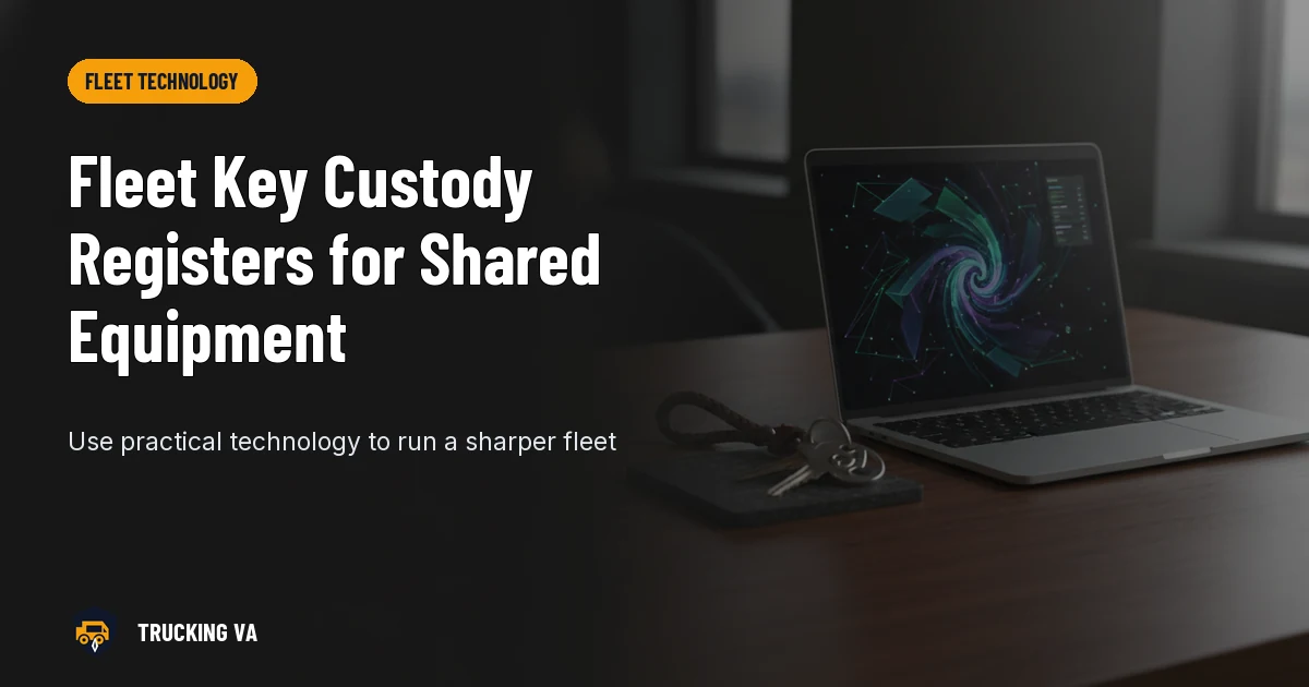 Fleet Key Custody Registers for Shared Equipment trucking guide thumbnail