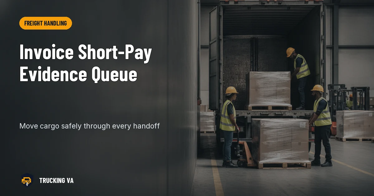 Invoice Short-Pay Evidence Queue trucking guide thumbnail