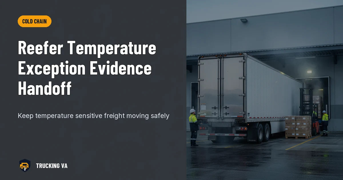 Reefer Temperature Exception Evidence Handoff trucking guide thumbnail