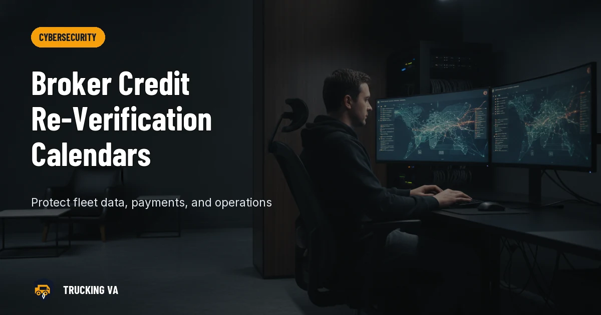 Broker Credit Re-Verification Calendars trucking guide thumbnail