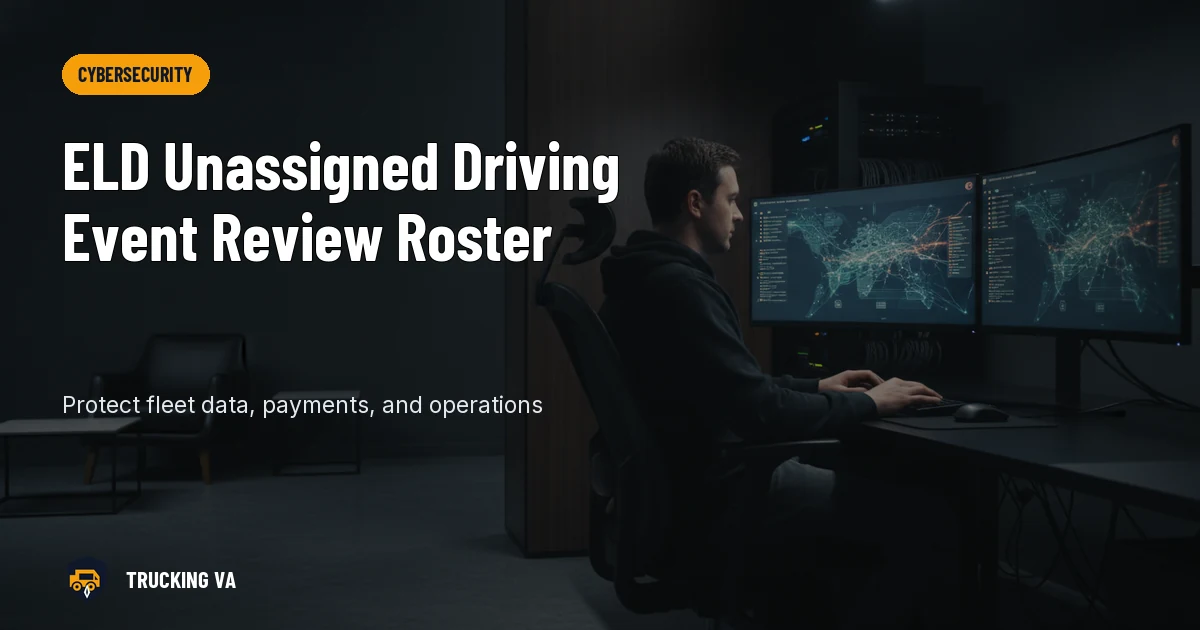 ELD Unassigned Driving Event Review Roster trucking guide thumbnail