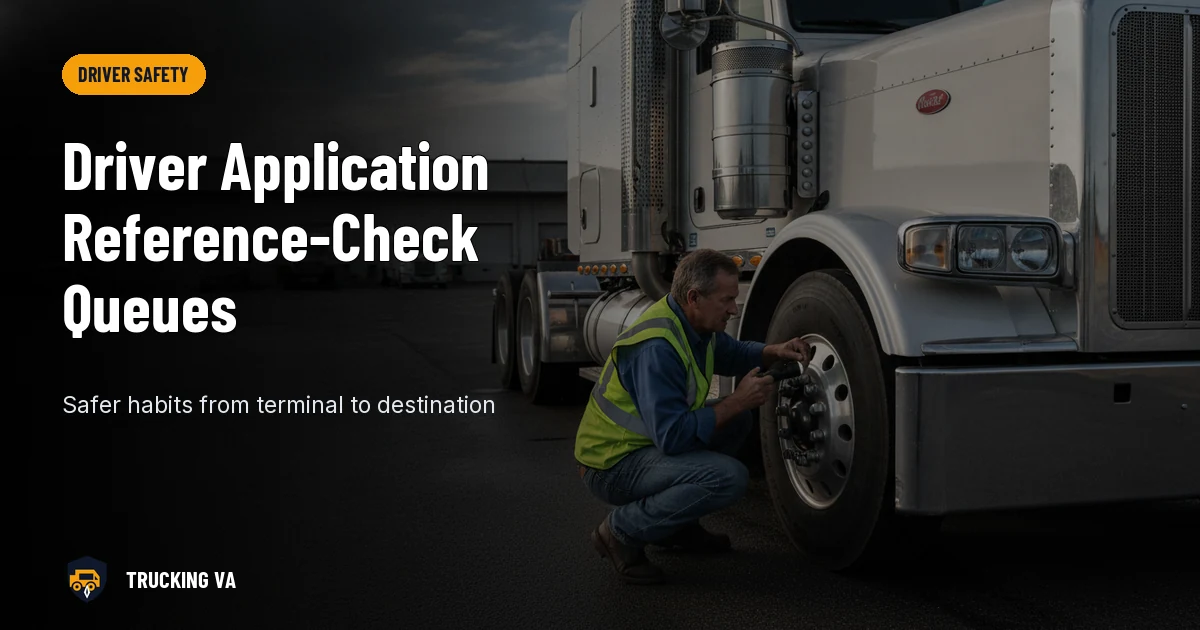 Driver Road-Test Document Indexes for Recruiting Files trucking guide thumbnail