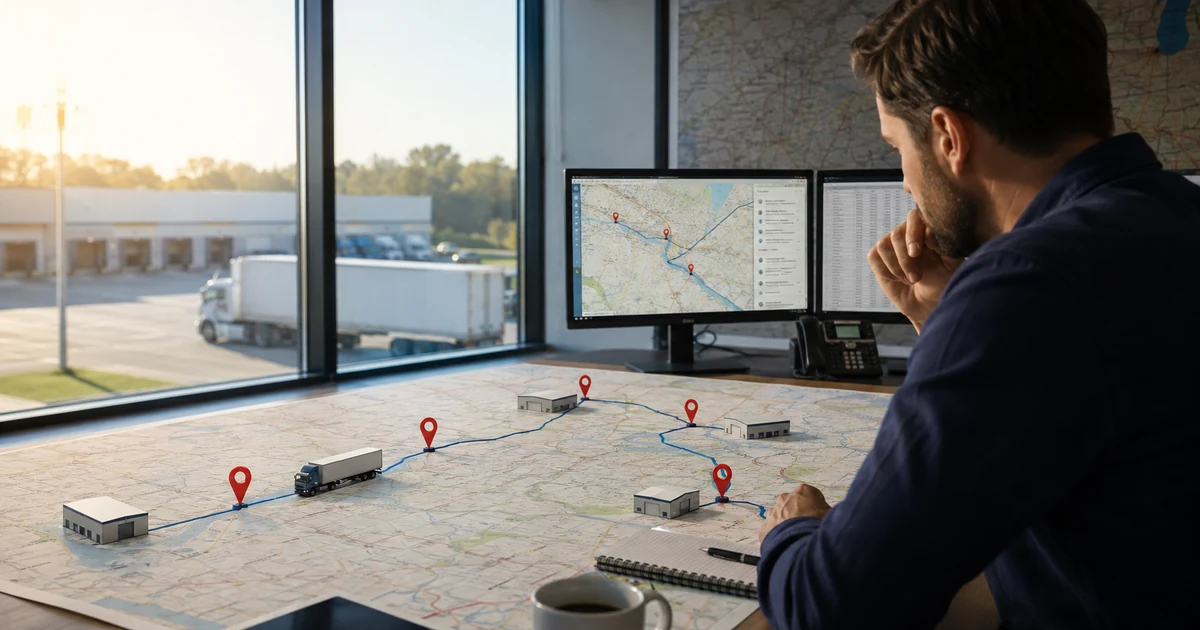 Multi-Stop Load Checkpoint Maps for Dispatch Handoffs trucking guide thumbnail