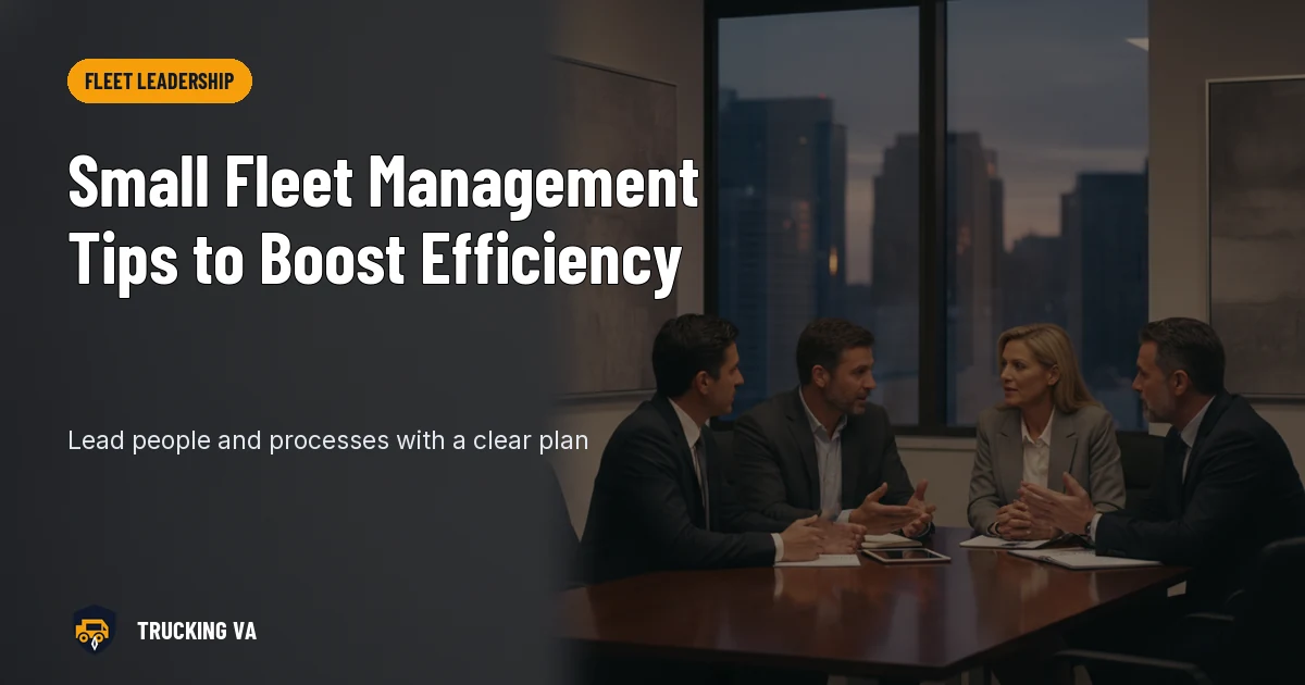Small Fleet Management Tips to Boost Efficiency trucking guide thumbnail