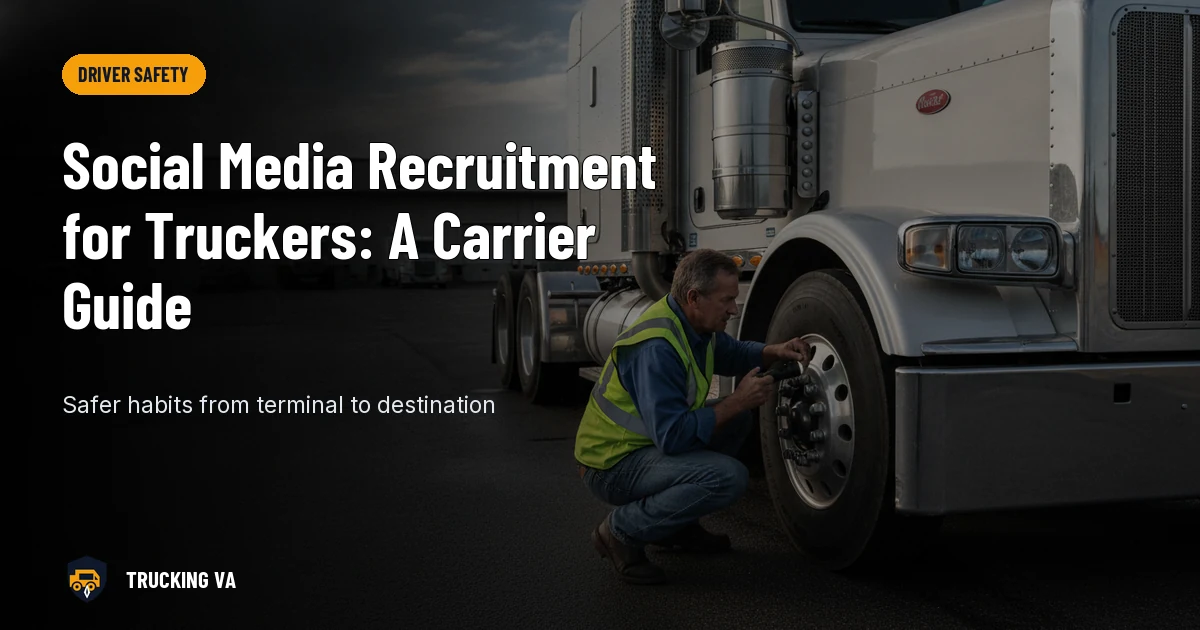 Social Media Recruitment for Truckers: A Carrier Guide trucking guide thumbnail