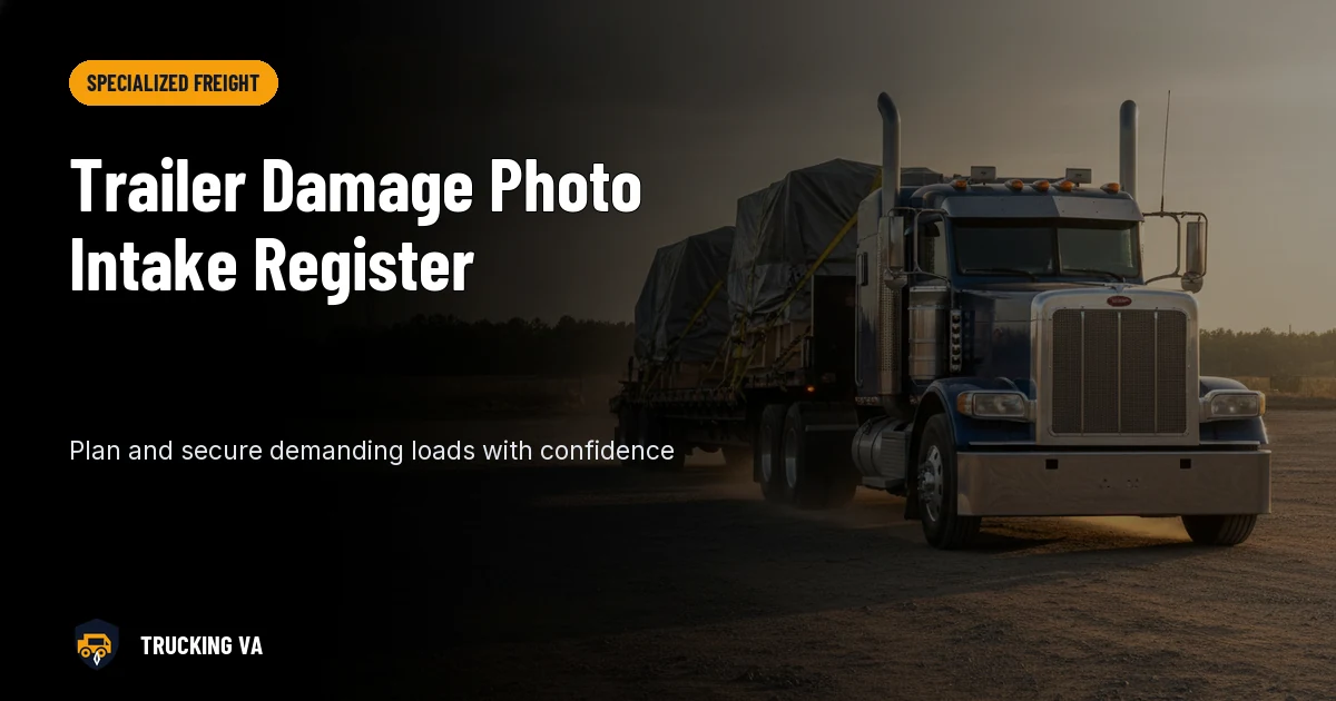 Trailer Damage Photo Intake Register trucking guide thumbnail