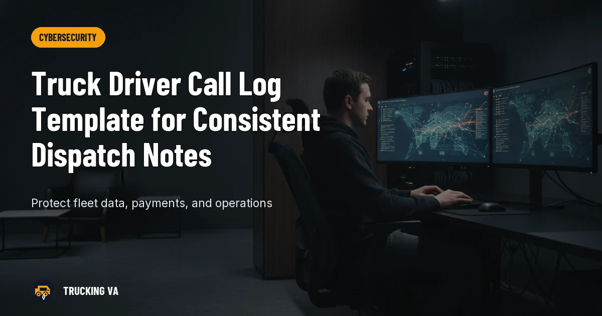 Truck Driver Call Log Template for Consistent Dispatch Notes trucking guide thumbnail