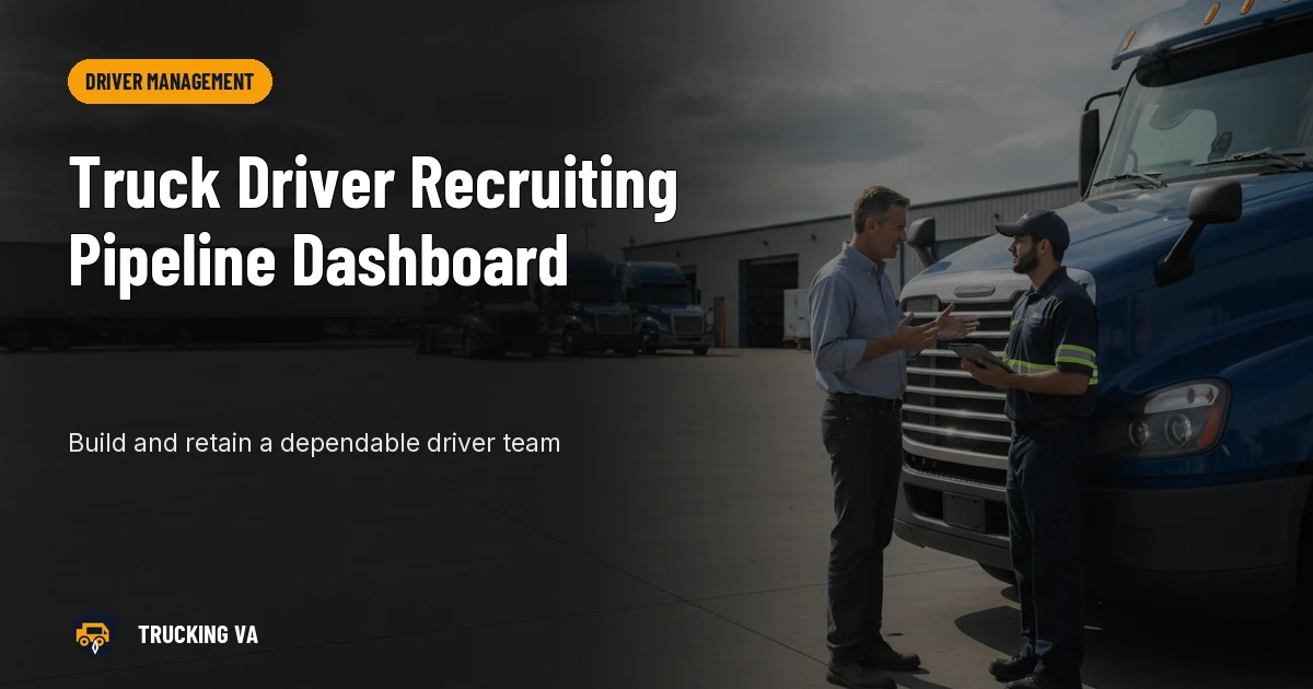 Truck Driver Recruiting Pipeline Dashboard trucking guide thumbnail