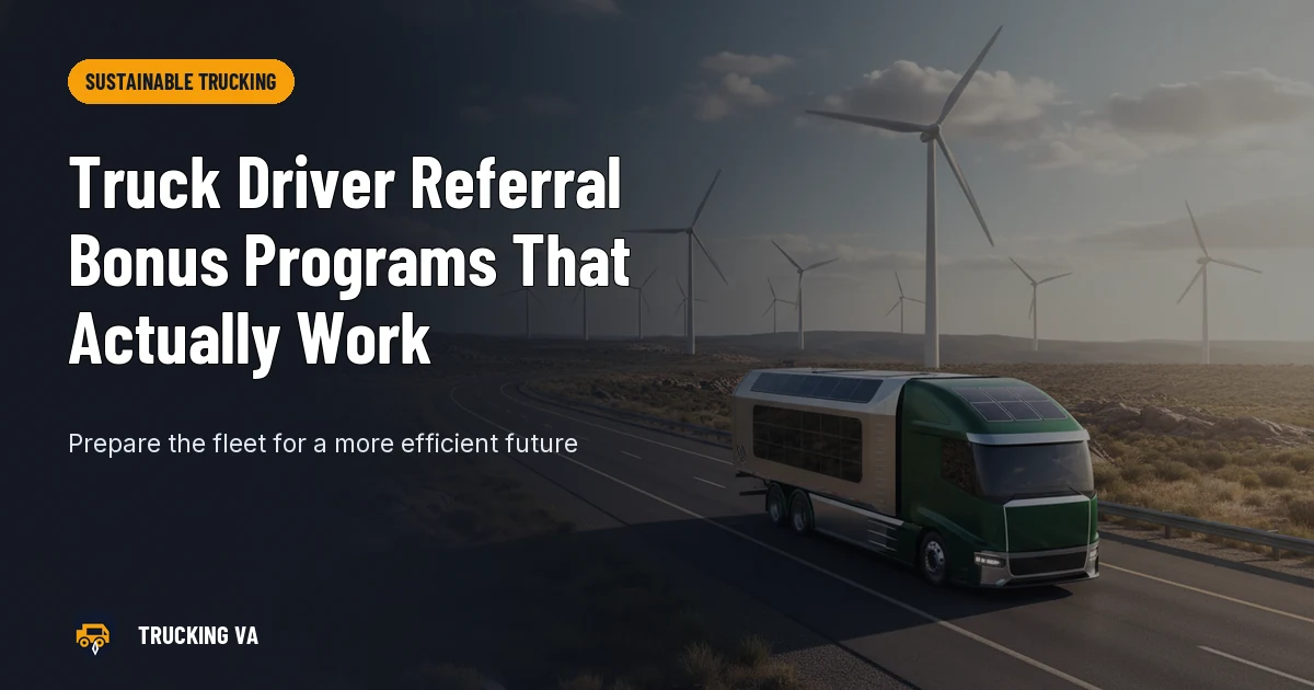 Truck Driver Referral Bonus Programs That Actually Work trucking guide thumbnail