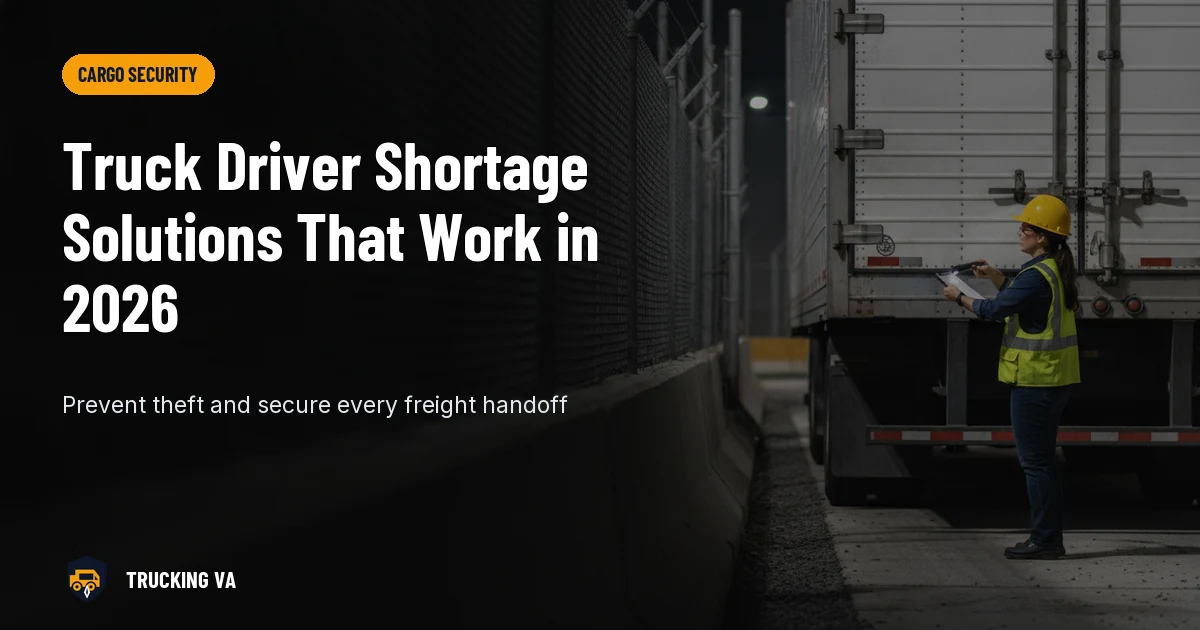 Truck Driver Shortage Solutions That Work in 2026 trucking guide thumbnail