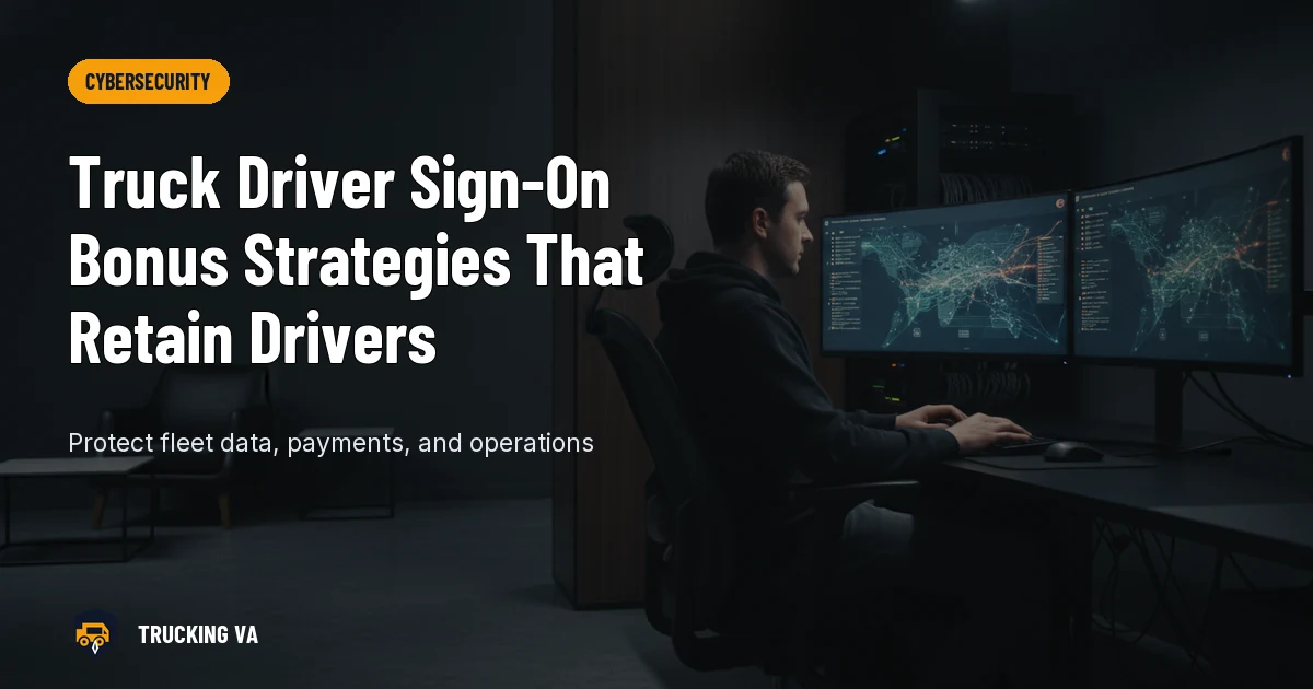 Truck Driver Sign-On Bonus Strategies That Retain Drivers trucking guide thumbnail