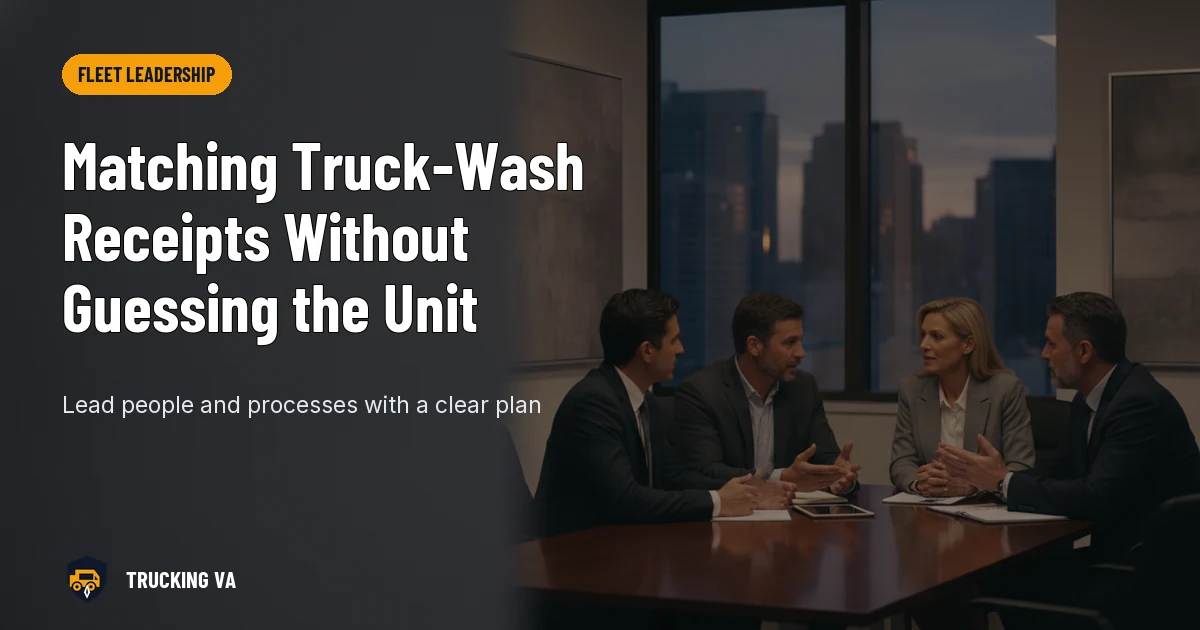 Matching Truck-Wash Receipts Without Guessing the Unit trucking guide thumbnail