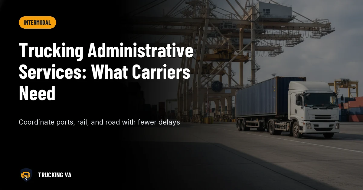 Trucking Administrative Services: What Carriers Need trucking guide thumbnail