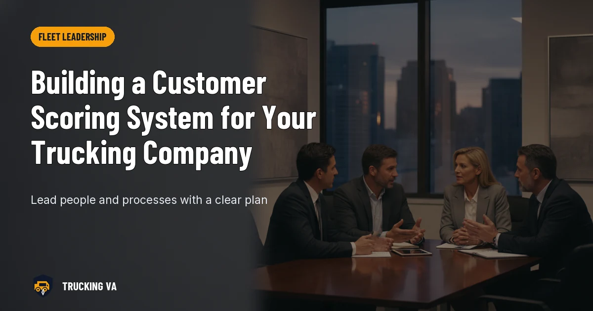 Building a Customer Scoring System for Your Trucking Company trucking guide thumbnail