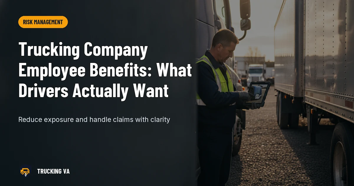 Trucking Company Employee Benefits: What Drivers Actually Want trucking guide thumbnail