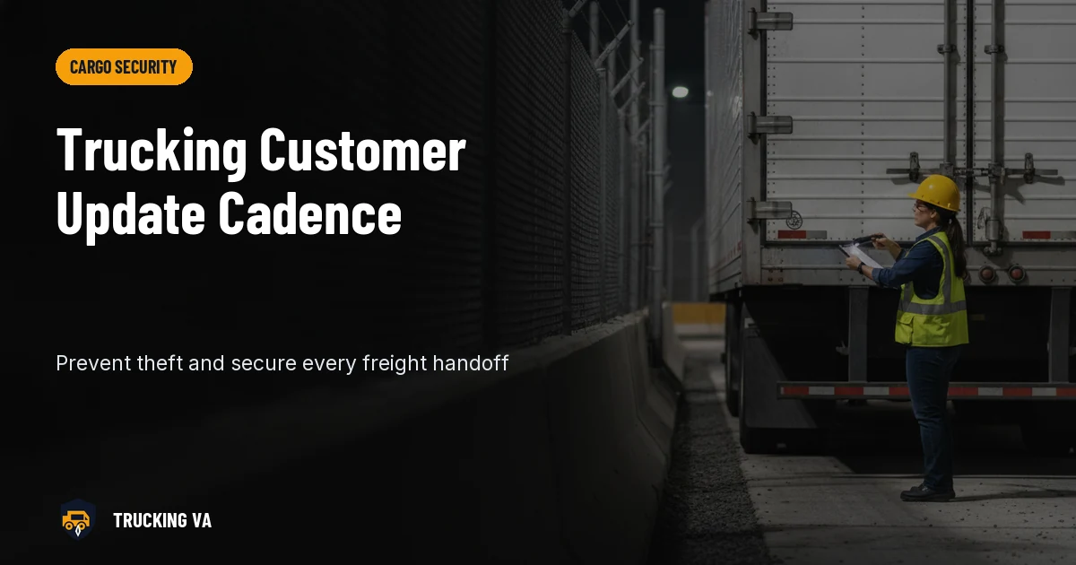 Trucking Customer Update Cadence trucking guide thumbnail