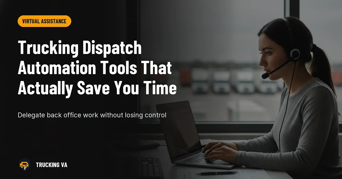 Trucking Dispatch Automation Tools That Actually Save You Time trucking guide thumbnail