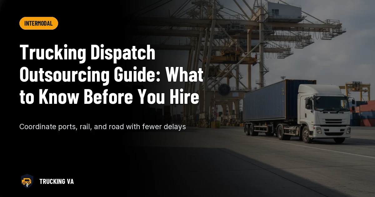 Trucking Dispatch Outsourcing Guide: What to Know Before You Hire trucking guide thumbnail