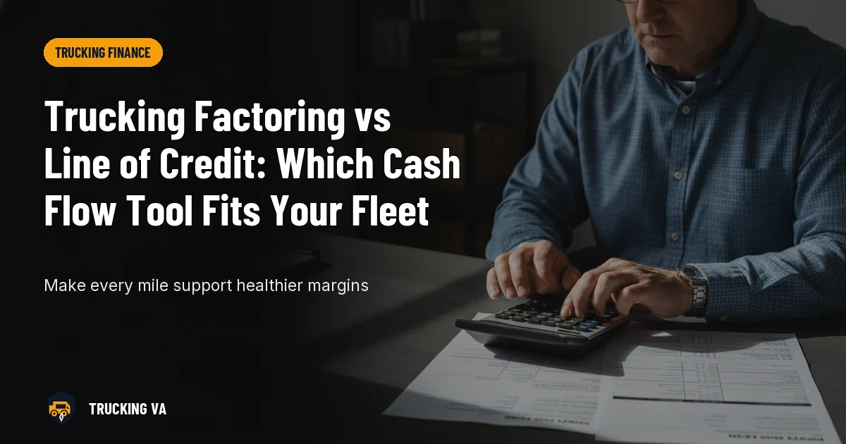 Trucking Factoring vs Line of Credit: Which Cash Flow Tool Fits Your Fleet trucking guide thumbnail