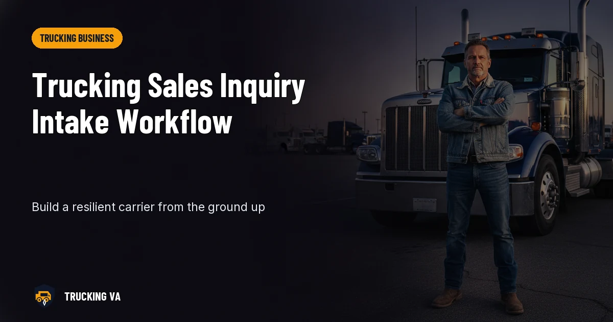 Trucking Sales Inquiry Intake Workflow trucking guide thumbnail