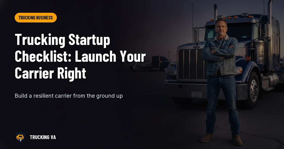 Trucking Startup Checklist: Launch Your Carrier Right trucking guide thumbnail