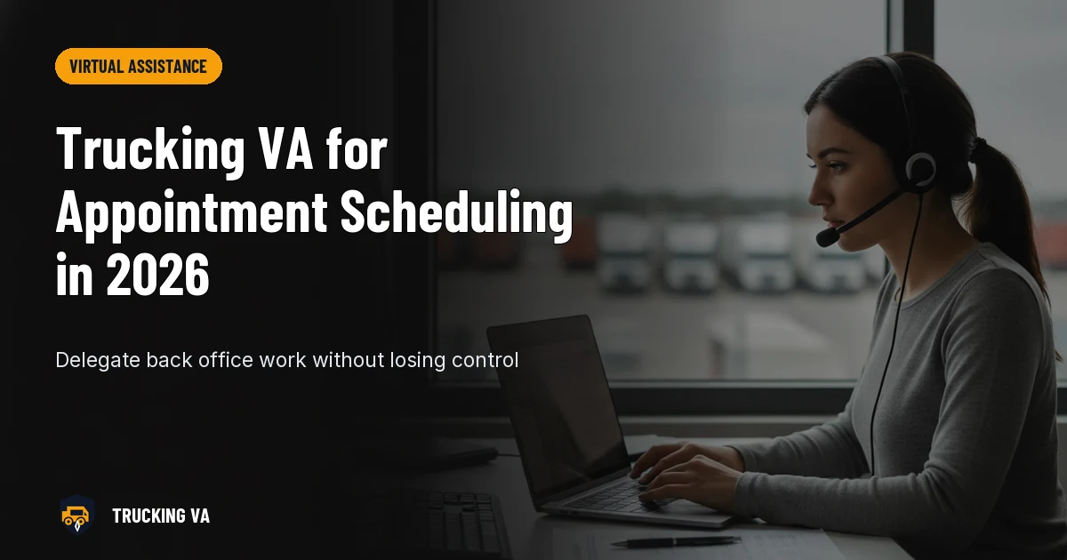 Dispatcher reviewing freight appointment schedule