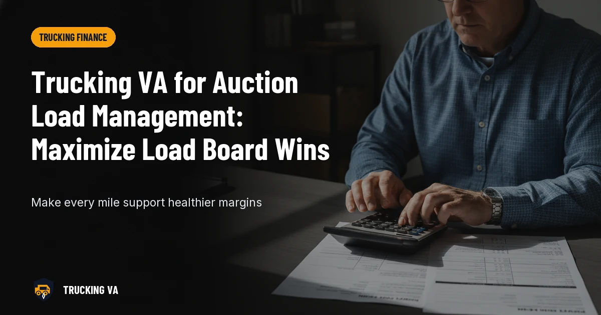 Trucking VA for Auction Load Management: Maximize Load Board Wins trucking guide thumbnail