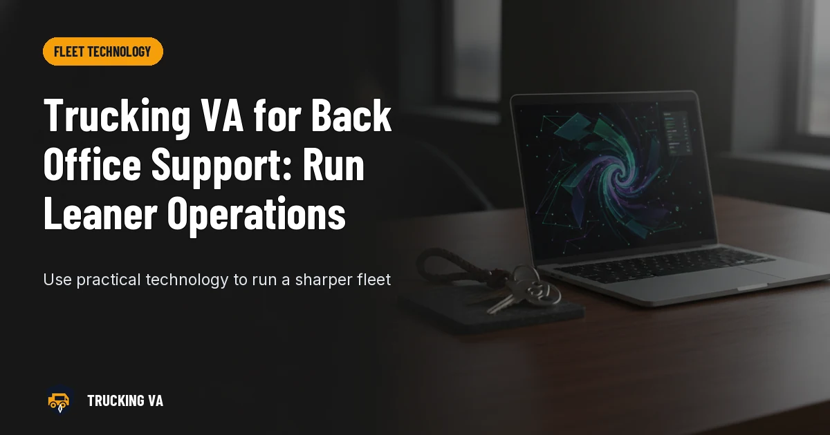 Trucking VA for Back Office Support: Run Leaner Operations trucking guide thumbnail