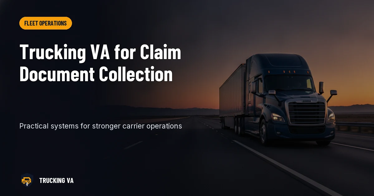 Trucking VA for Claim Document Collection trucking guide thumbnail