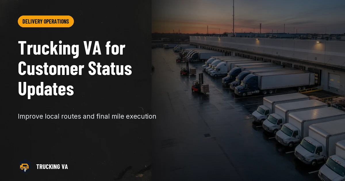 Trucking VA for Customer Status Updates trucking guide thumbnail