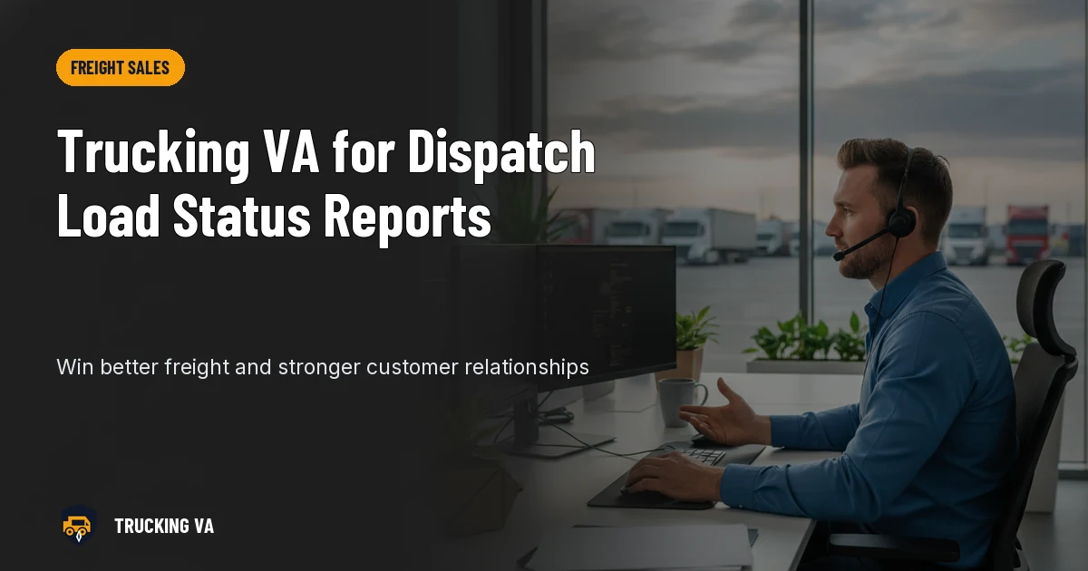 Trucking VA for Dispatch Load Status Reports trucking guide thumbnail
